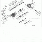 A16DAH57A1 ACE 570 EFI HD Drive train, main gearcase (to 3  /  16  /  16)