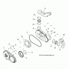 A16SEA45A1/A5/SEE45A1 SPORTSMAN 450 HO Крышка картера