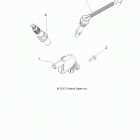 A16SEA45A1/A5/SEE45A1 SPORTSMAN 450 HO Electrical, ignition coil, wire and spark plug