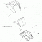 A16SEA57A1/3/7/8/9/L3/L7/L8/E57A1/3/5/7/9/D57A2 SPORTSMAN 570 EFI Обтекатель передний фары