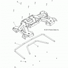 A16SEA57A1/3/7/8/9/L3/L7/L8/E57A1/3/5/7/9/D57A2 SPORTSMAN 570 EFI Body, rear rack