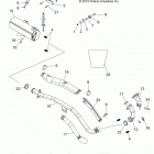 A16SEA57A1/3/7/8/9/L3/L7/L8/E57A1/3/5/7/9/D57A2 SPORTSMAN 570 EFI Глушитель