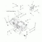 A16SEA57A1/3/7/8/9/L3/L7/L8/E57A1/3/5/7/9/D57A2 SPORTSMAN 570 EFI Крепеж КПП