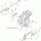 A16SEA57N1/N7/E57N1/E57N2/BA57N1 SPORTSMAN 570/450 EFI MD Крепление двигателя