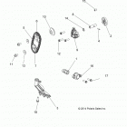 A16SEA57N1/N7/E57N1/E57N2/BA57N1 SPORTSMAN 570/450 EFI MD Маслянный насос