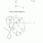 A16SEA57N1/N7/E57N1/E57N2/BA57N1 SPORTSMAN 570/450 EFI MD Крепление КПП