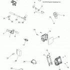 A16SET57C1/C7/SES57C1/C2/SBT57C1 SPORTSMAN 570/450 TRACTOR Электрика ,датчики и переключатели
