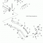 A16SUE57F1 SPORTSMAN 570 EFI UTE MD Глушитель