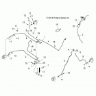 A16SWE57A1/A7 SPORTSMAN 570 EFI X2 EPS Тормозные шланги