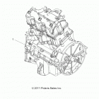 A16SXE85AS/AM/AB/A85A1/A2/A9 SPORTSMAN 850 SP Двигатель