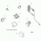 A16SXS95CK/CG/T95C2 SPORTSMAN 1000 XP, TRACTOR Electrical, horn and battery switch