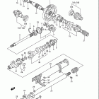 LT-4WD Quad Runner Secondary gear - propeller shaft (model h / j / k / l / ...