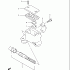 LT-4WD Quad Runner Front master cylinder (model m / n / p / r / s)