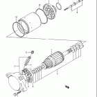 LT-4WD Quad Runner Starting motor (e.no.125081~)
