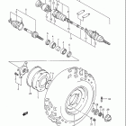 LT-4WD Quad Runner Front wheel (model h / j / k / l)