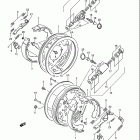 LT-4WD Quad Runner Front wheel brake (model h / j / k / l)