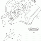 LT-A500X,XZ Rear fender (lt-a500xl5 p33)