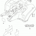 LT-A500X,XZ Rear fender (lt-a500xzl5 p28)