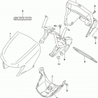 LT-A750X,Z Handle cover (lt-a750xl5 p28)