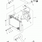 GRIZZLY EPS 4WD SE YFM70GPSHS Радиатор и Патрубки