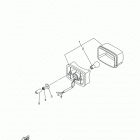 KODIAK 700 4WD HUNTER YFM70KDHHH Задний фонарь