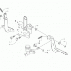 PROWLER 500 GREEN Brake and accelerator pedal assembly