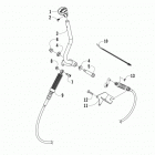 HDX 500 XT  Red (US), Red Intl (OS) Shifter assembly