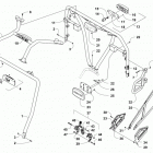 PROWLER 1000 XT  Green (US), Green Intl (OS) Rops and taillight assembly