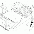 WILDCAT X LTD/SE EPS Cargo box and taillight assembly