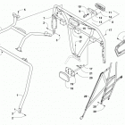 700S Rops and taillight assembly
