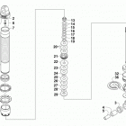 WILDCAT TRAIL LIMITED WHITE Rear suspension shock absorber assembly
