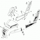 WILDCAT TRAIL XT L7e GREEN Front and side panel assemblies