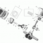 Commander - Commander Max 01- crankshaft, piston and cylinder - 800r efi
