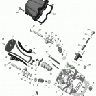 Commander - Commander Max 01- cylinder head, front - 800r efi