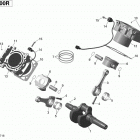 Maverick MAX 01- crankshaft, piston and cylinder - 1000r