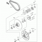 MULE PRO-DX EPS LE (KAF1000-FHF) Driven converter  /  drive belt