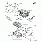 MULE PRO-DXT EPS (KAF1000-BHF) Oil pan  /  oil filter