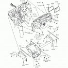 Mule SX (KAF400-JHF) Детали рамы (фронт)