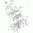 Mule SX 4X4 XC SE (KAF400-MHF) Крыло переднее
