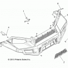 R16B1PD1AA/2P RANGER HST Body, bumper