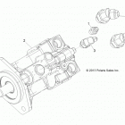 R16B1PD1AA/2P RANGER HST Drive train, driven motor