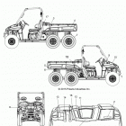 R16RAA76AA/AJ RGR 800 6X6 Кузов Наклейки