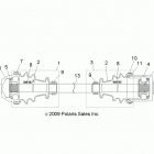 R16RCA57A1/A4/B1/B4 RANGER 570, FULL SIZE Передний приводной вал