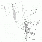 R16RCA57A1/A4/B1/B4 RANGER 570, FULL SIZE Передние аммортизаторы