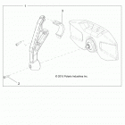 R16RGE99A7/AE/AV POLARIS GENERAL 1000 EPS Accessory, mirror, rear