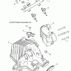R16RGE99A7/AE/AV POLARIS GENERAL 1000 EPS Engine, air intake manifold
