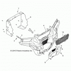 R16RGE99A7/AE/AV POLARIS GENERAL 1000 EPS Body, front facia