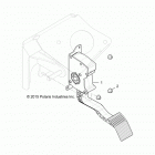 R16RGE99A7/AE/AV POLARIS GENERAL 1000 EPS Двигатель, педаль газа