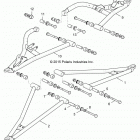 R16RGE99A7/AE/AV POLARIS GENERAL 1000 EPS Suspension, front control arms