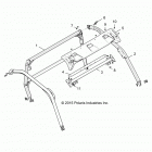 R16RGE99A7/AE/AV POLARIS GENERAL 1000 EPS Chassis, cab frame